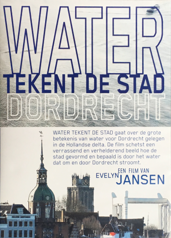 water tekent de stad